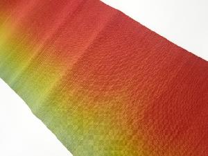 リサイクル　綴れ変わり霞模様織出し名古屋帯